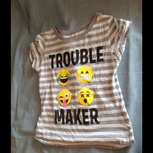 A Trouble Maker Girls Short Sleeve